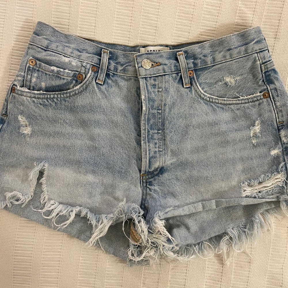 AGOLDE Parker Denim Cutoff Short Swapmeet 28